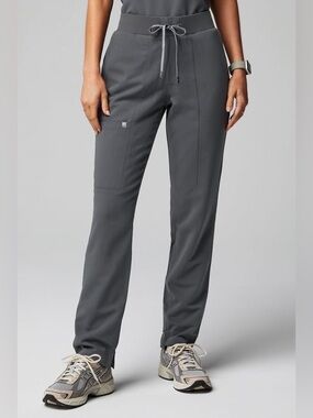 Fabletics Scrubs Ion Scrub Pant Gray Size Small Tall